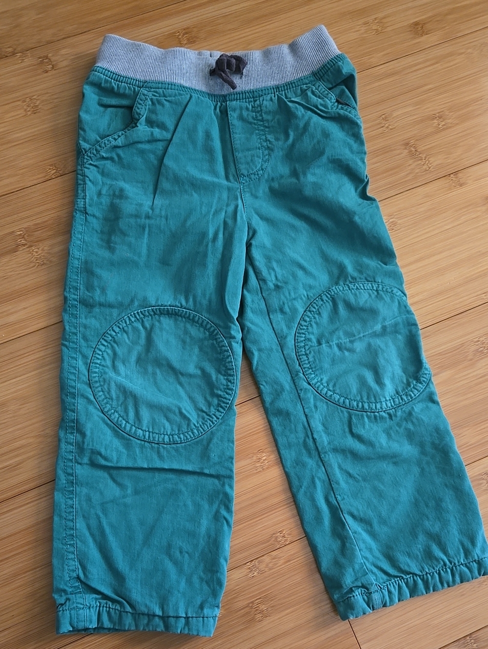 Baby Boden Teal Pull-On Pants - 2/3